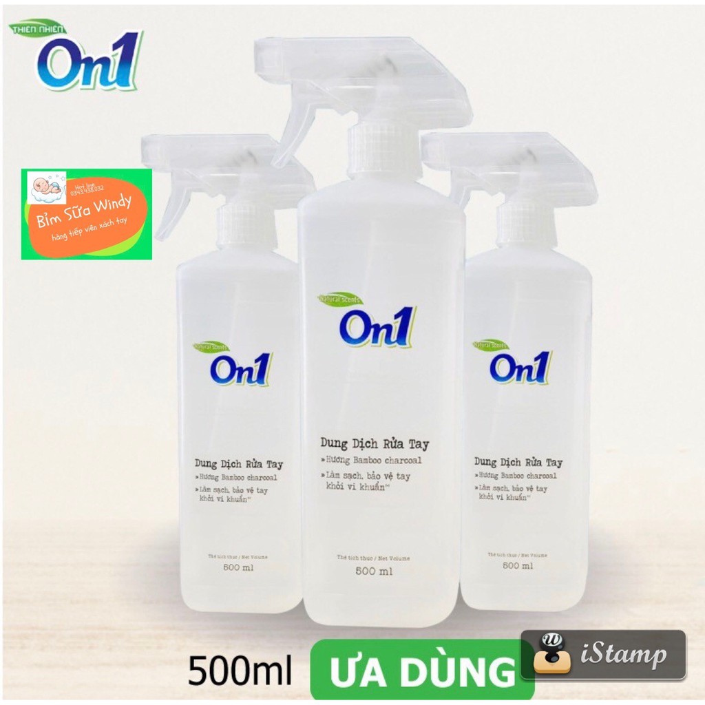Dung Dịch Rửa Tay Khô On1 Hương BamBoo Charcoal 500ml | BigBuy360 - bigbuy360.vn