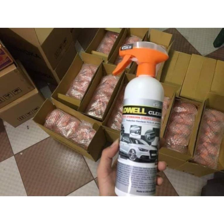 NANOKA Clean - Tẩy ố đa năng kính, logo, nẹp mạ crom, lazang ô tô 500ml