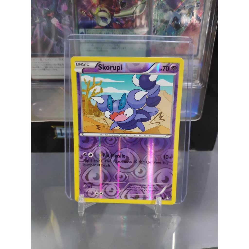 [ Dưa Hấu Yugioh ] Lá bài thẻ bài Pokemon Skorupi