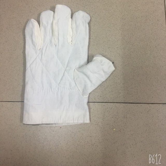 1 đôi Găng tay vải bạt trắng lao động