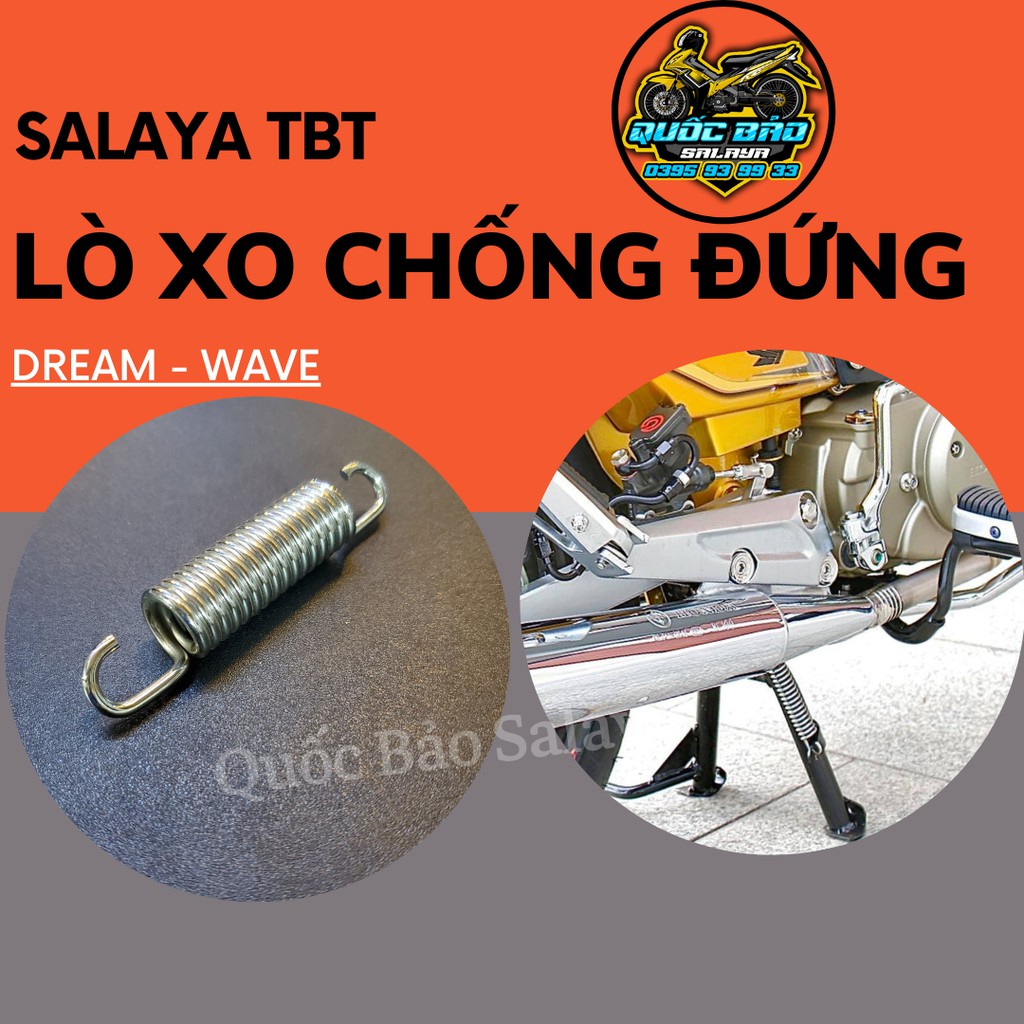 Lò xo chống đứng TBT inox 304 dành cho wave dream và các dòng xe honda