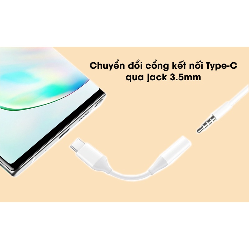 CÁP CHUYỂN ĐỔI USB-C SANG 3.5MM SAMSUNG EE-UC10J Hàng chính hãng