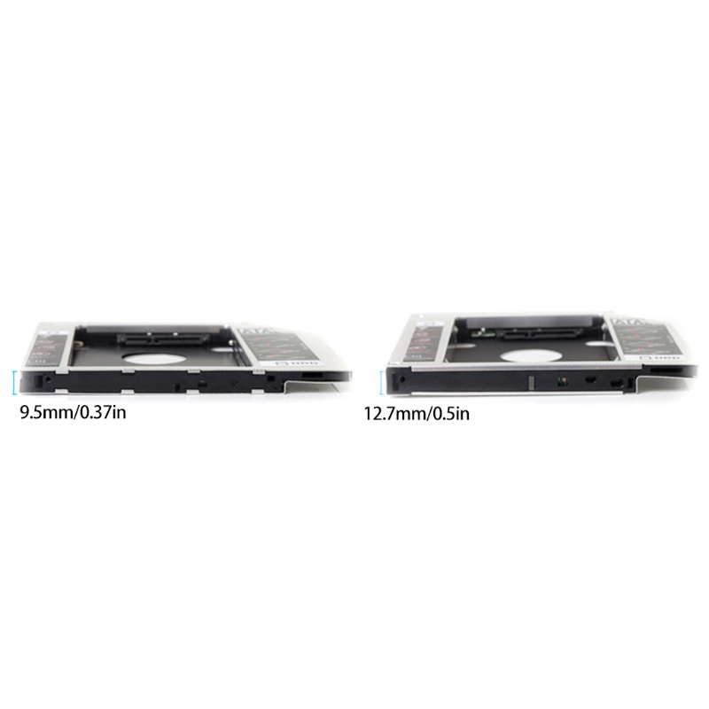 Khay Đựng Ổ Cứng SSD 12.7 / 9.5 / 9.0mm 2nd Bằng Nhôm Thông Dụng Cho Laptop