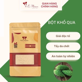100G Bột khổ qua( mướp đắng, kiềm dầu, giải độc tố, làm mịn da)