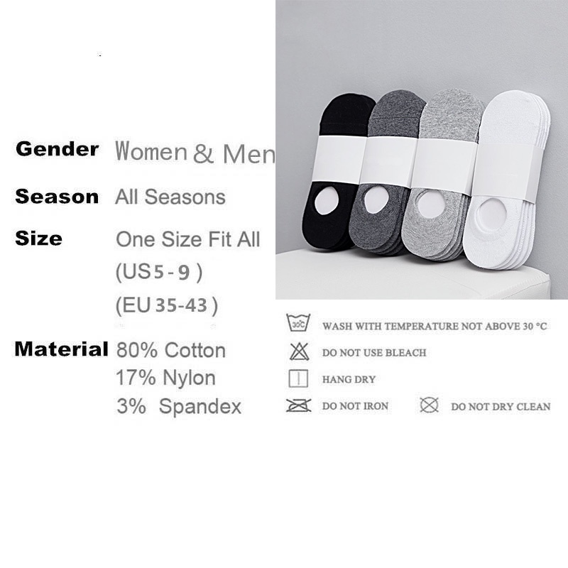 Đôi Vớ Thuyền Cotton Chống Trượt Thời Trang Cho Nam