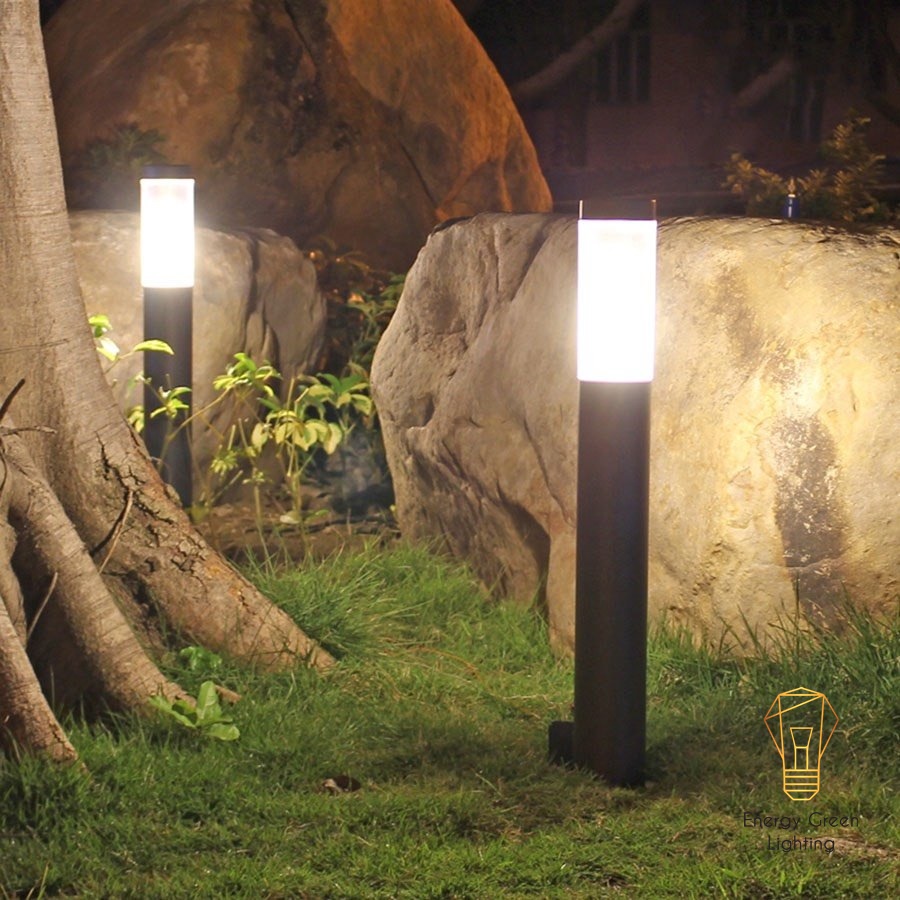 Đèn Cột Trang Trí Sân Vườn Energy Green Lighting DSV-1160 Chống Nước - Chiều Cao 60cm - Cắm Điện 220V - Kèm Bóng G45