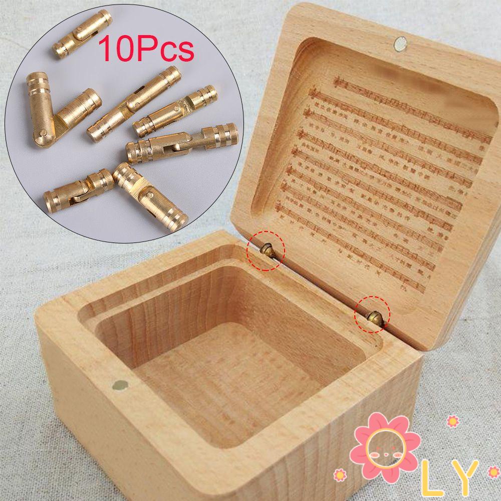 Set 10 Bản Lề Bằng Đồng Mini Có Thể Gấp Gọn Tiện Dụng