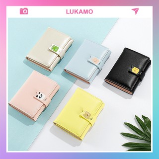 Ví nữ nhỏ gọn bỏ túi mini TAOMICMIC cao cấp nhiều ngăn thời trang đựng tiền LUKAMO VD389