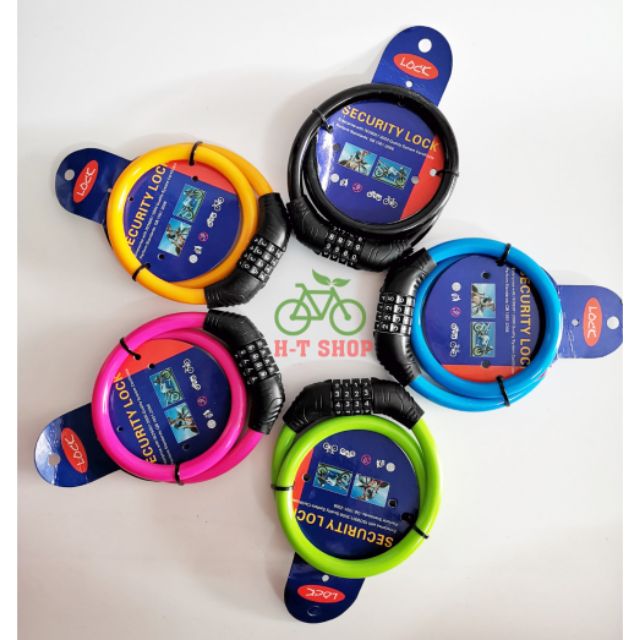 Khóa 4 số Bicycle Lock
