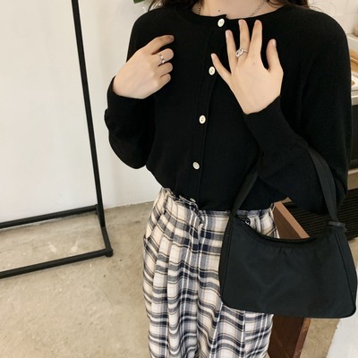 Áo Khoác Cardigan Cổ Tròn Nhiều Màu Phong Cách Hàn Quốc