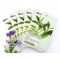 Bộ 10 miếng Đắp mặt nạ Benew Natural Herb Mask Pack - Green Tea 22ml