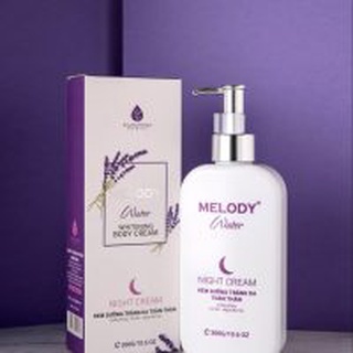 Kem body dưỡng trắng ban đêm Melody