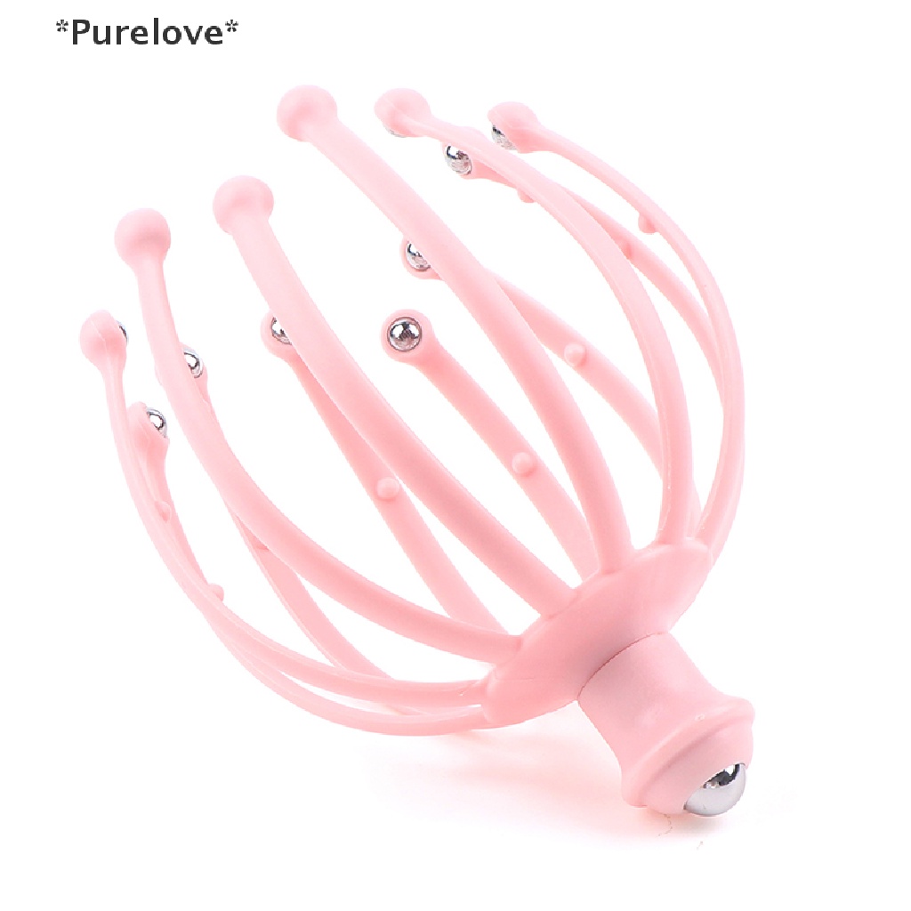 1 Đầu Găng Tay Mát Xa Da Đầu Hình Bạch Tuộc Bằng Hợp Kim Giúp Giảm Căng Thẳng Chăm Sóc Sức Khỏe