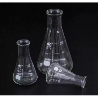 Bình tam giác thủy tinh 100ml cổ trơn- Bình nón 100ml