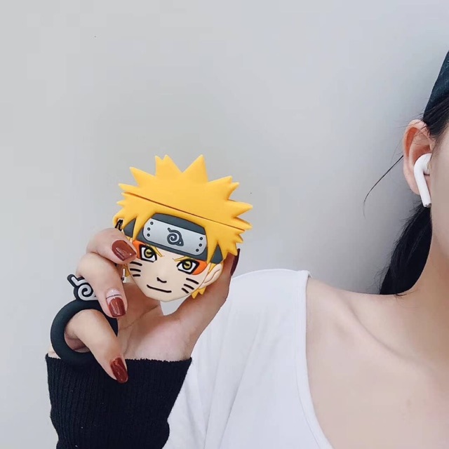 Ốp tai nghe không dây AirPod / AirPods hình Naruto