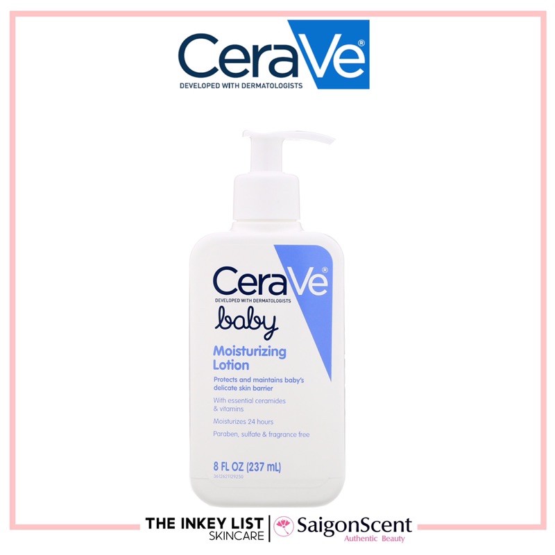 Kem dưỡng cho bé CeraVe Baby Moisturizing Lotion ( 237mL )