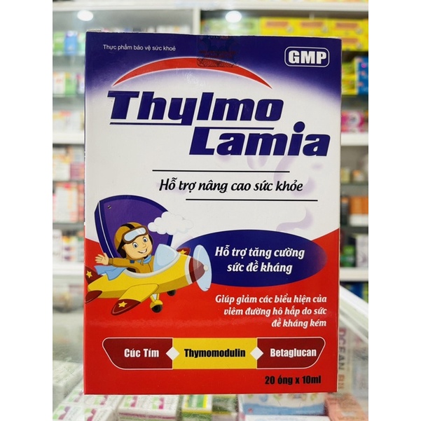 Thylmo Lamia - Hỗ trợ nâng cao sức khoẻ, tăng cường sức đề kháng - 20 ống x 10ml