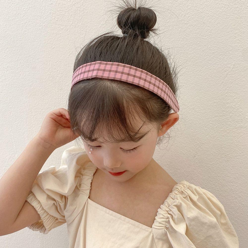 Kẹp tóc vải SKJK họa tiết hoa / trái cây / kẻ sọc nhiều màu dễ thương cho nữ