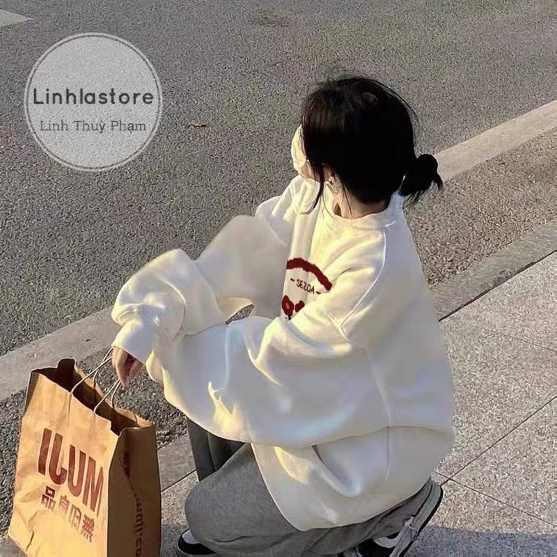 ÁO NỈ SWEATER ULZZANG TO RỘNG