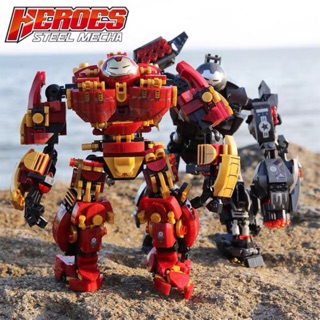 Có sẵn 🔥 Lắp Ráp LY76015 Người Sắt Hulkbuster 🔥🔥