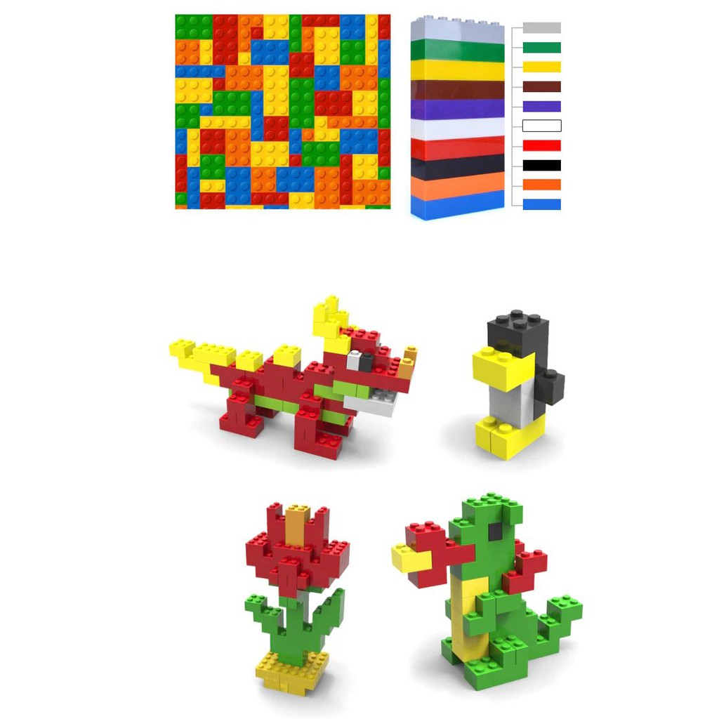 1000 miếng ghép lego xếp hình,lắp ráp ghép hình cho bé