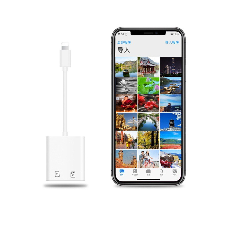 Đầu đọc thẻ nhớ iPhone iPad ( SD / Micro SD )