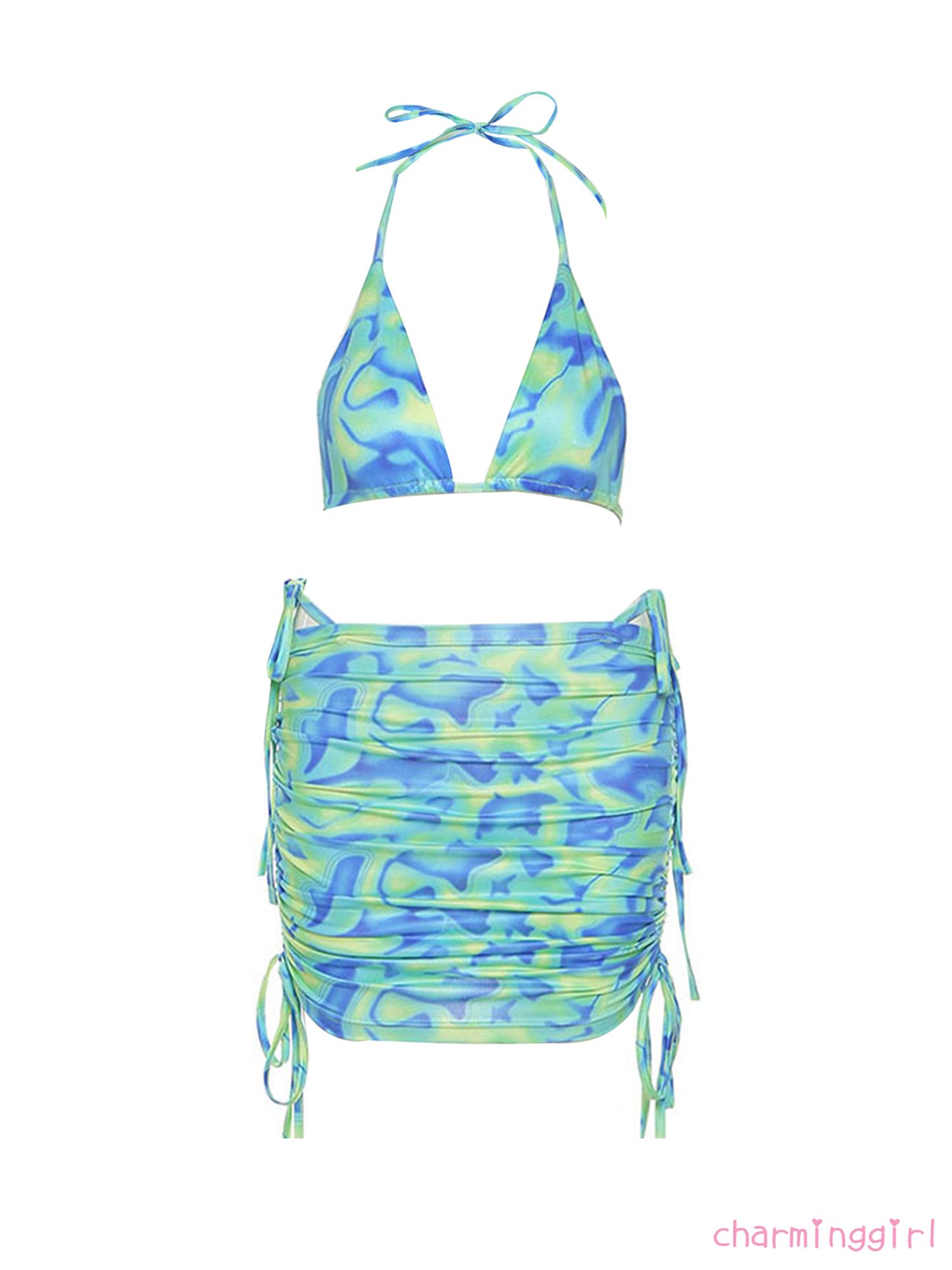 Bộ Chân Váy Và Áo In Họa Tiết Màu Loang Thời Trang Quyến Rũ Cho Bạn Gái | BigBuy360 - bigbuy360.vn