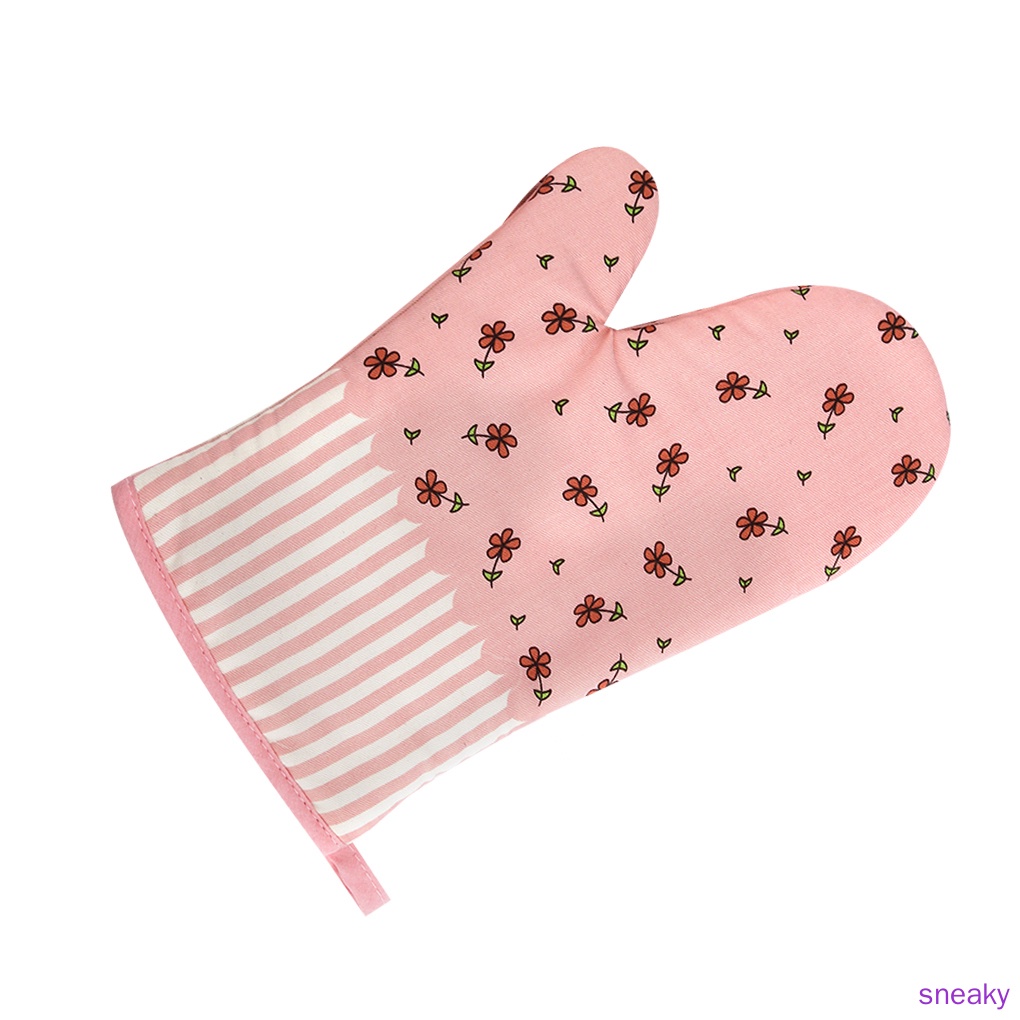 Găng tay cotton dày chịu nhiệt cao chống trượt 180 độ dùng trong lò vi sóng chất lượng cao