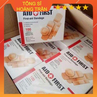 Hộp 100 Miếng dán vết thương đủ kích thước