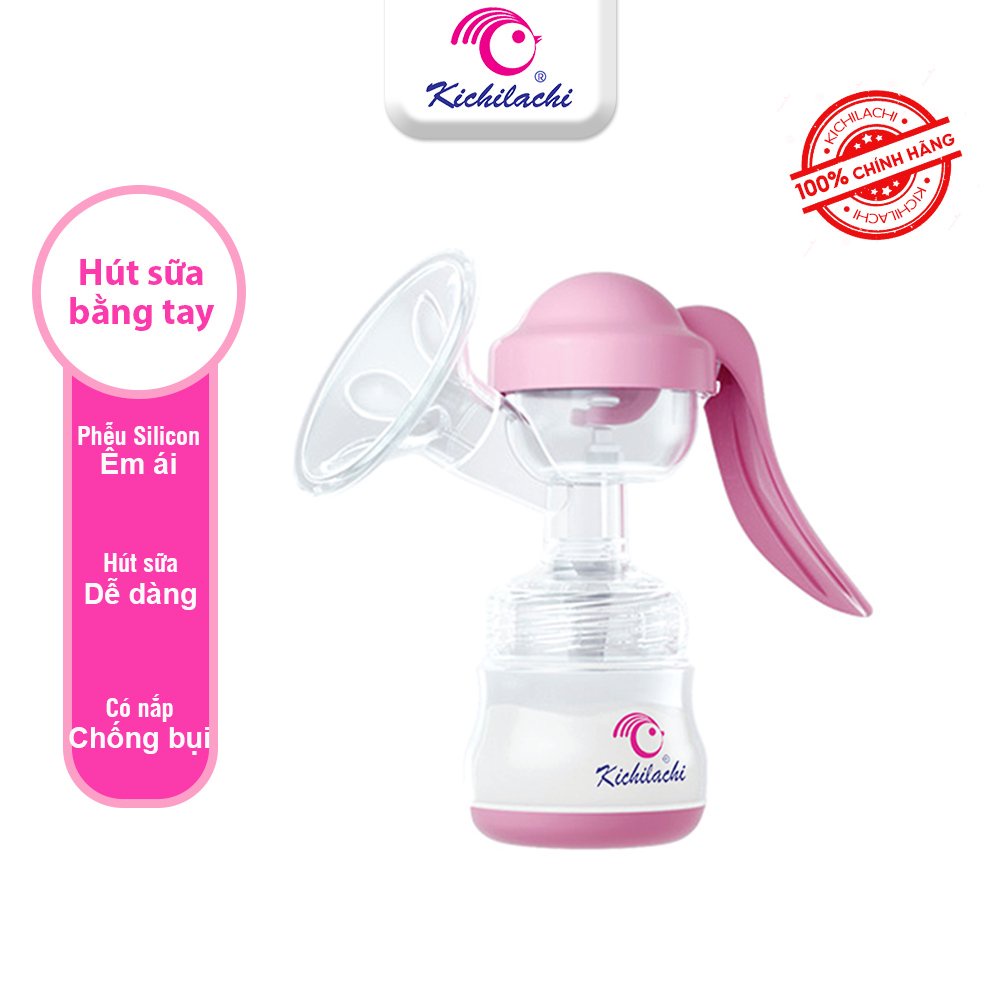 Dụng cụ hút sữa cầm tay cho mẹ KICHILACHI an toàn, vệ sinh và tiện lợi