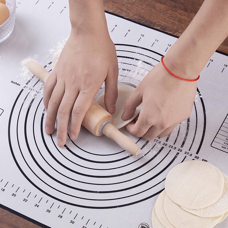 Tấm lót silicon nhào bột chống dính/Silicone Pastry Rolling Mat 40x60cm