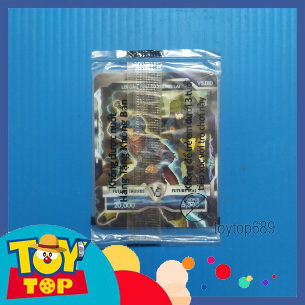 Thẻ bài Toonies Dragon Ball Super - Thế giới vô cực - Thẻ đặc biệt, thẻ song đấu có seal
