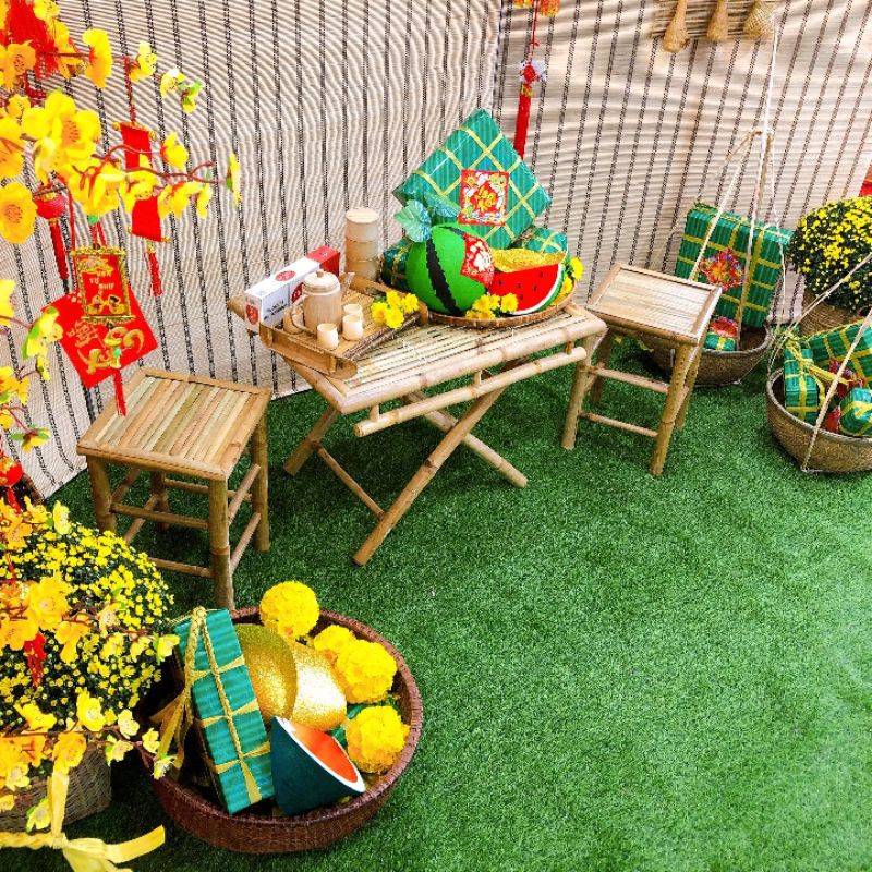 Mành tre chỉ đen làm rèm cửa che nắng che mưa đủ kích thước yêu cầu có dây kéo tặng kèm bát