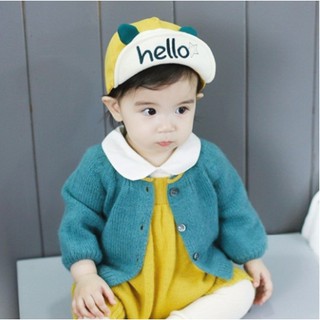 Mũ Lưỡi Trai Cho Bé In Chữ Hello