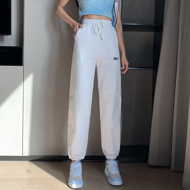 NRVP Quần Thể Thao Ống Rộng Phong Cách Thời Trang Hàn Quốc Dành Cho Nam Và Nữ