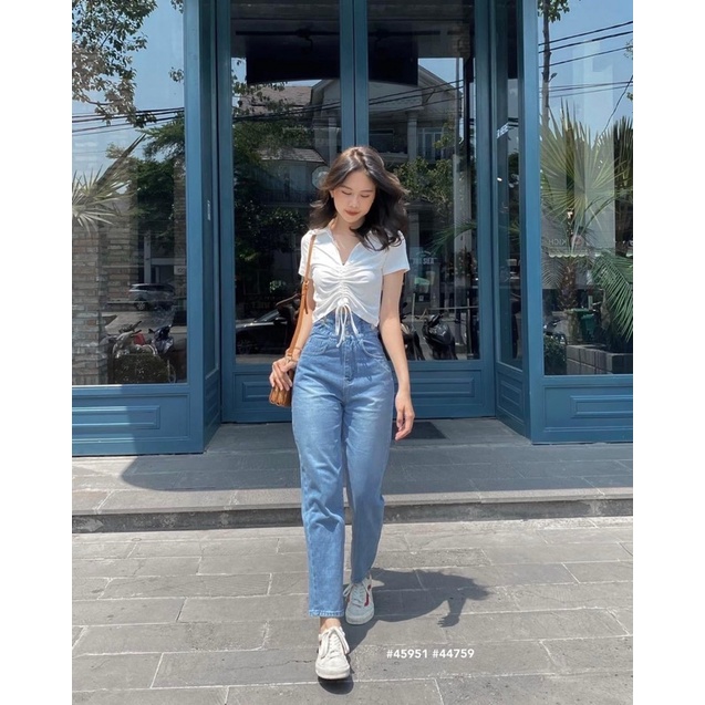 Quần baggy - 310 - nút đôi - 4nút dây đai