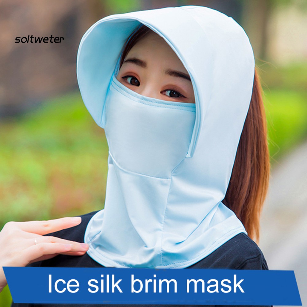 Mũ Vành Che Mặt Chống Nắng Thoáng Khí Cho Nữ