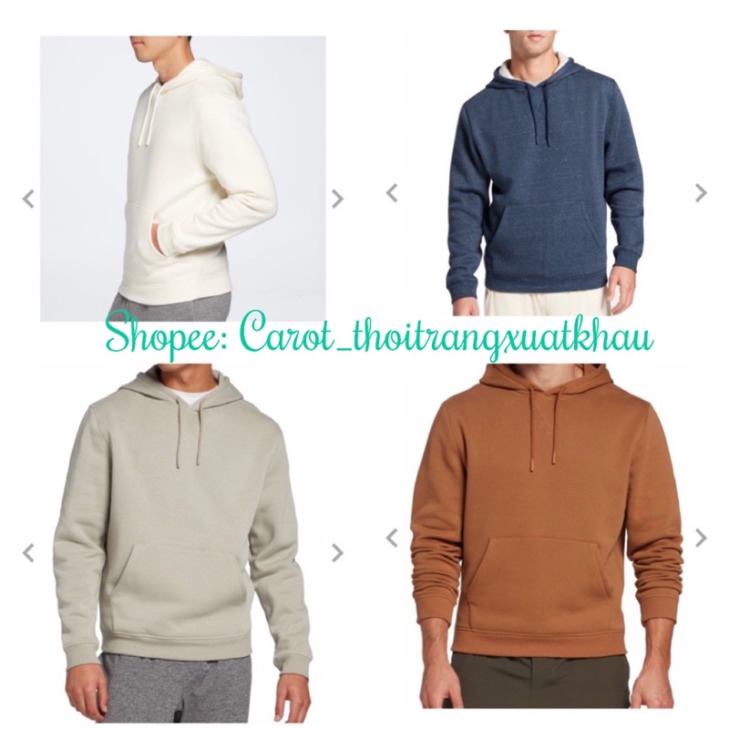 Áo Hoodie Nỉ Nam Xuất Dư Cao Cấp Chất Nỉ Bông Mềm Ấm Dáng Rất Đẹp