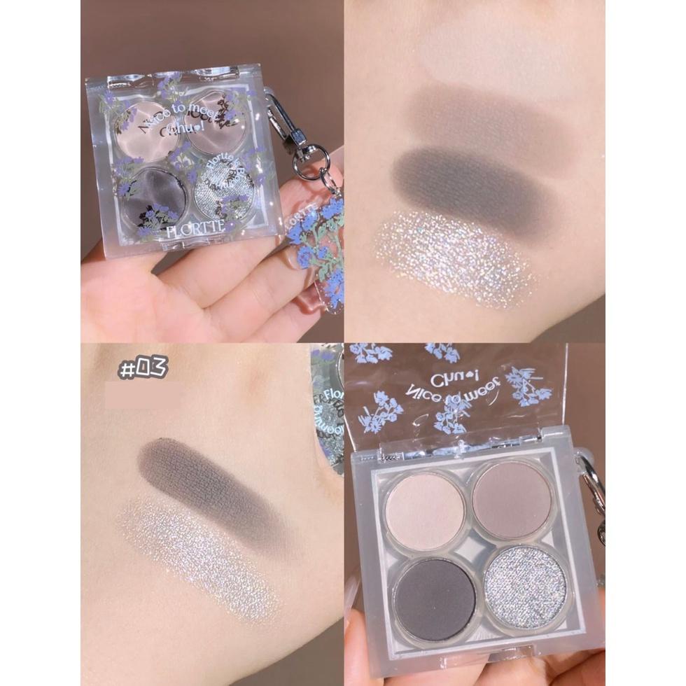 Bảng mắt 4 ô Flortte Nice To Meet Chu