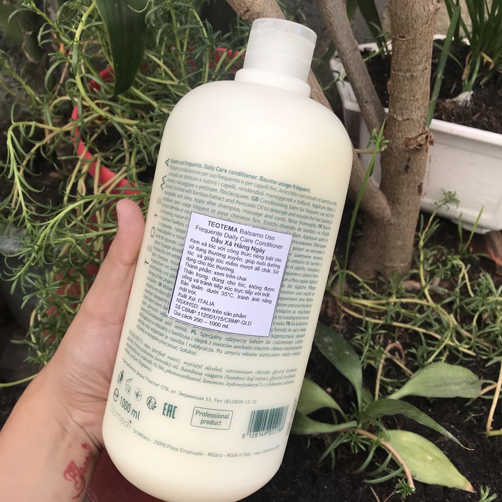 Dầu xả hàng ngày Daily Care Conditioner TEOTEMA 1000ml