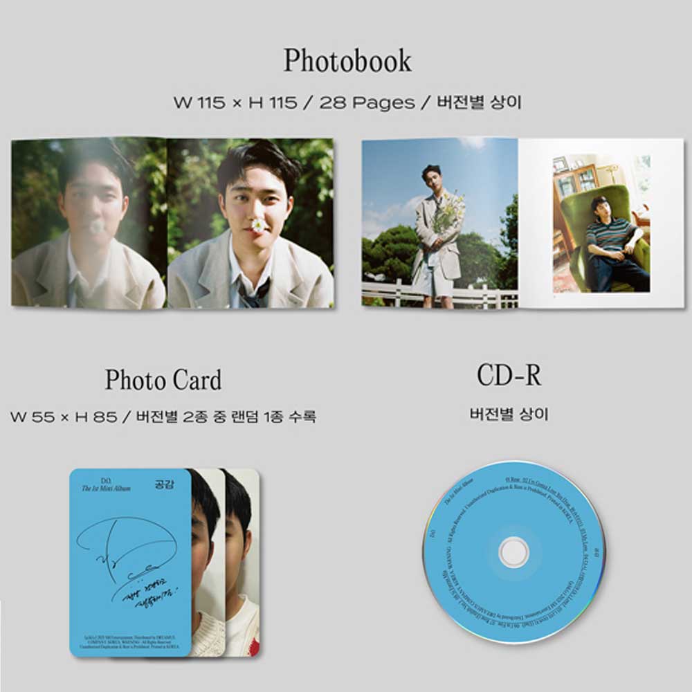D.o. Album Mini Album Solo Debut EXO D.O 1st Chất Lượng Cao Nhân Vật Do Kyungsoo Phiên Bản Digimon