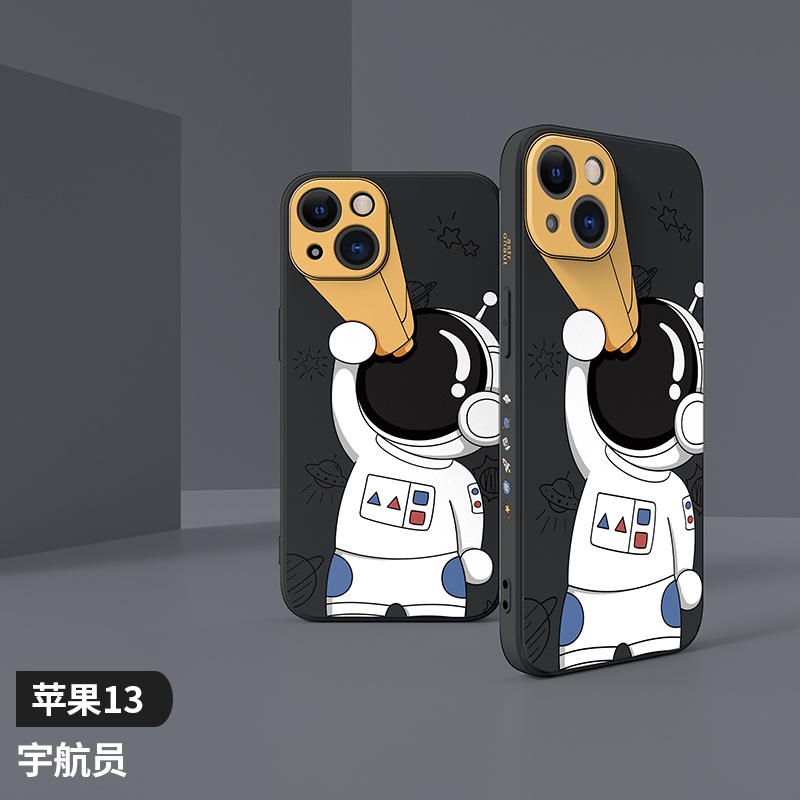 Ốp Điện Thoại TPU Mềm Chống Sốc Hình Phi Hành Gia Cho iPhone 13 13 ProMax12 12 Pro Max 11 11Pro Max 7 8 7plus 8plus x xs xr xsmax vỏ mềm chống rơi