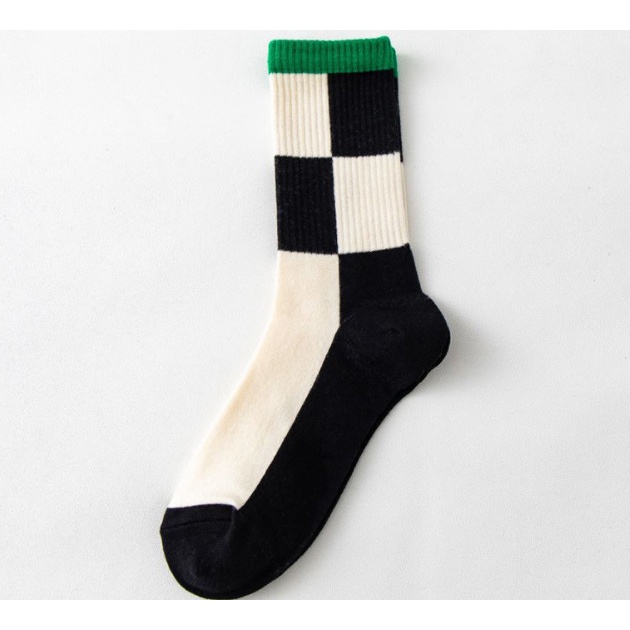 Vớ XANH mặt cười cao cổ Nam Nữ phong cách thể thao, trẻ trung, năng động.