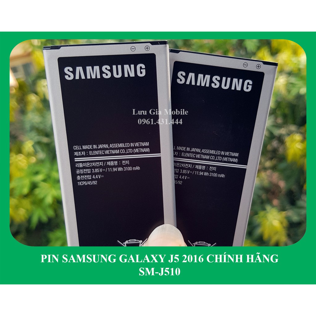 HOT Pin Galaxy J5 2016 chính hãng Samsung J510