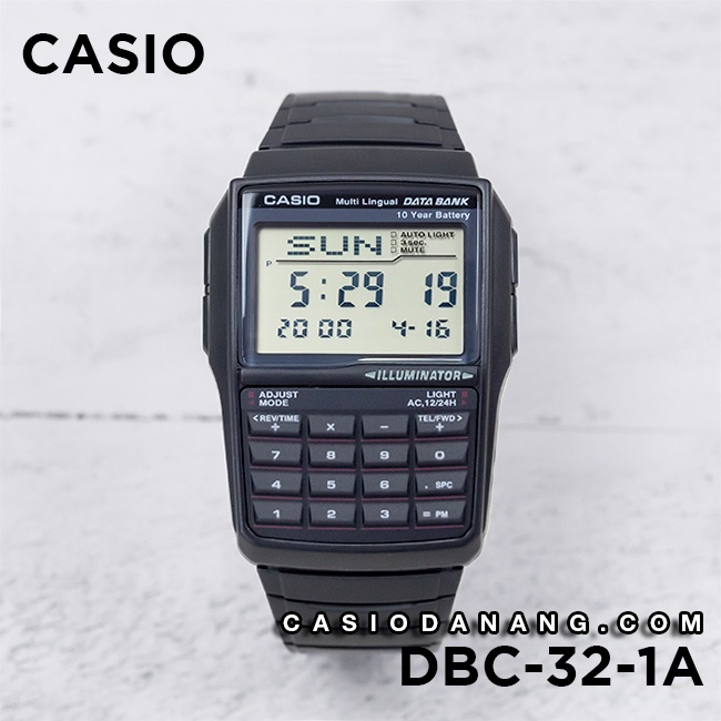 Đồng hồ nam dây nhựa Casio chính hãng DBC-32-1ADF