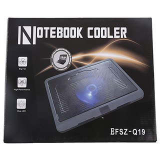 Quạt tản nhiệt notebook cooler q19 – 1 fan siêu lớn