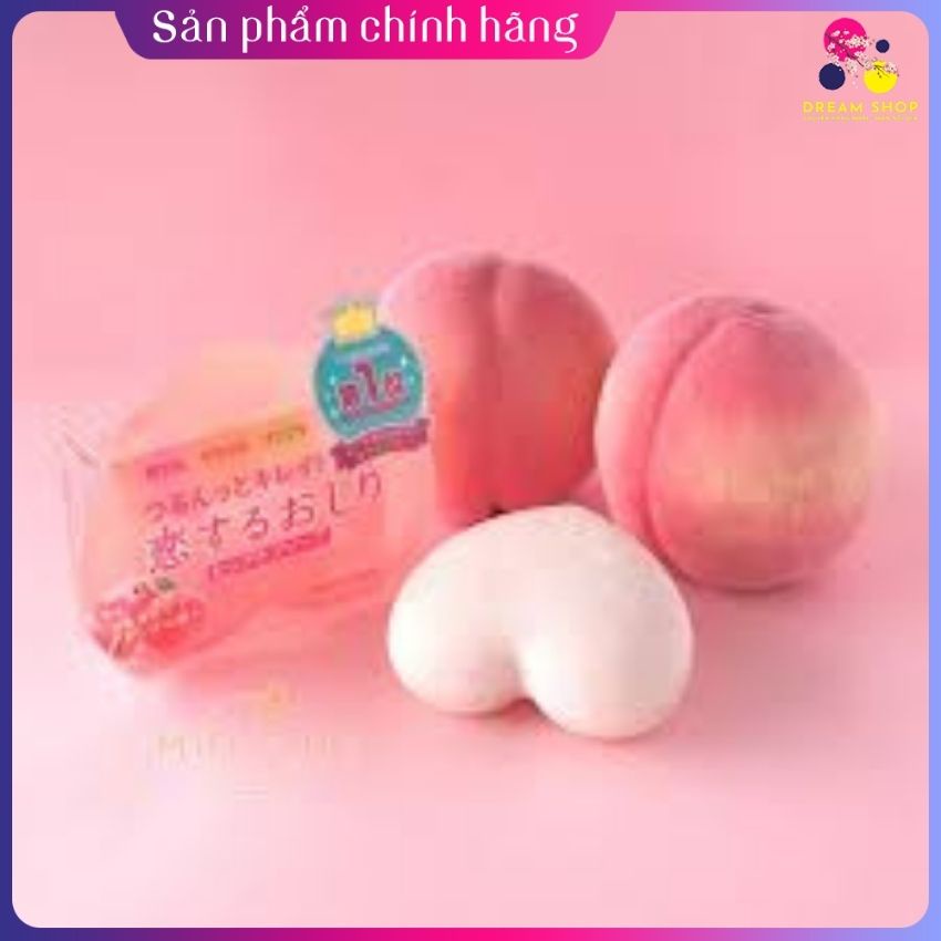 Xà phòng làm trắng và ngừa thâm Mông hình trái đào Pelican Nhật Bản