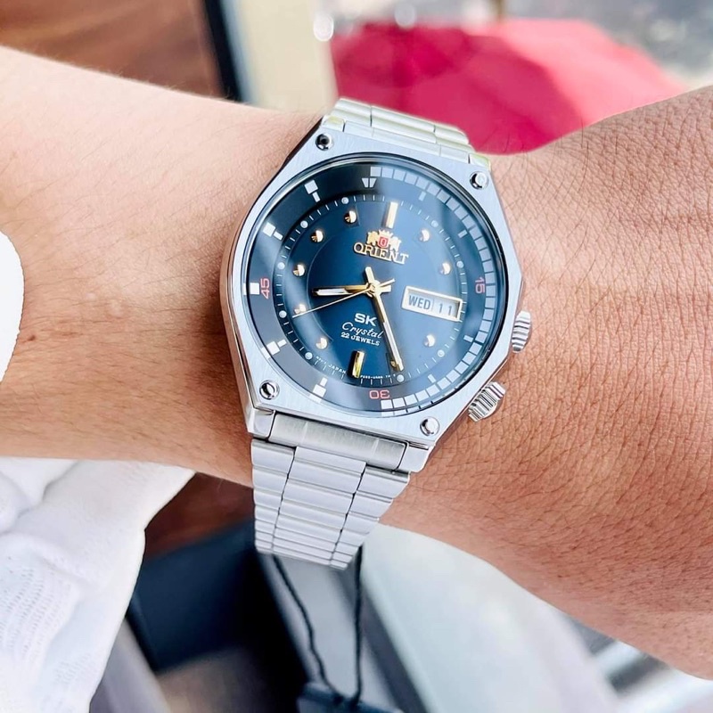 ĐỒNG HỒ NAM CHÍNH HÃNG Orient SK RA-AA0B03L Automatic - Phiên bản Xanh Đen