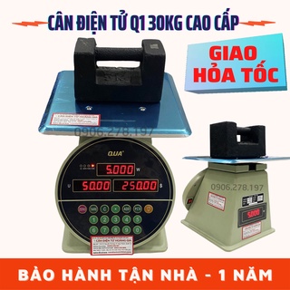 Cân điện tử cao cấp tính tiền 2 mặt led 30kg QUAQ1 chống nước tuyệt đối