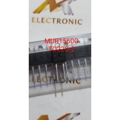 Diode đơn U1560 MUR1560 MUR1560G TO-220-2 15A 600V